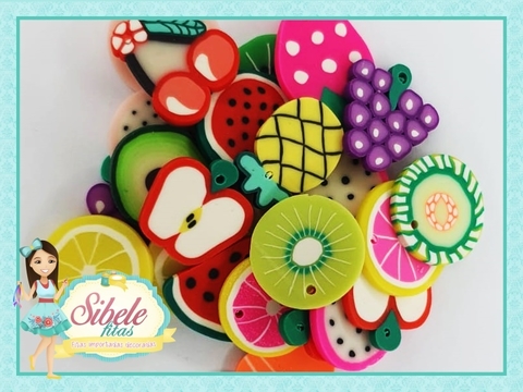 Fimo Frutinhas Grandes Emborrachadas (15g)