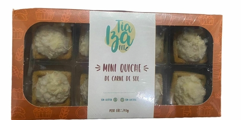 Mini quiche de carne de sol Tia Iza