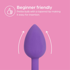 ANAL PLUG SILICONE PURPLE - tienda online