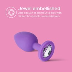 ANAL PLUG SILICONE PURPLE - comprar online