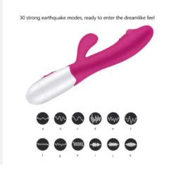 VIBRADOR RABBIT WALLY A PILAS - tienda online