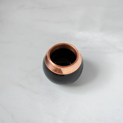 MATE DE CERÁMICA CON VIROLA DE COBRE en internet