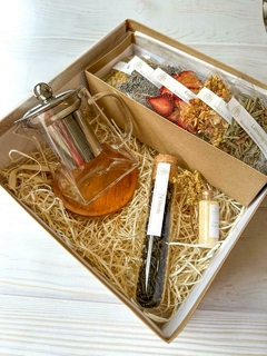 KIT DE TÉ "AMBAR GLASS"