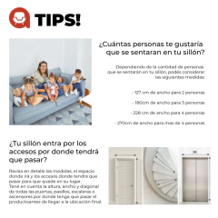 Sillon 3 Cuerpos Barcelona 1.80 Ancho - comprar online