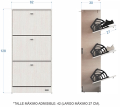 Zapatero 18 Pares Blanco en internet