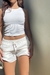 Shorts "Pull-on" en Mezcla de Lino - comprar online
