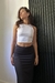 Top Crop Rib Halter en internet