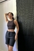 Top Crop Rib Halter - tienda online