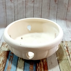 Cuenco de yeso para lampara de sal - Corazon de Lana