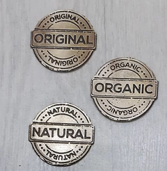 Chapas Circular x 3 Natural