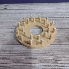 Mini telar para hacer flores