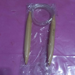 Agujas circulares de madera