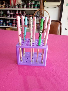 Organizador de pinceles/agujas de crochet en internet