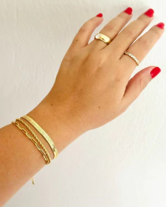 PULSEIRA ELOS CARTIER BANHO OURO 18K - MAIRA - comprar online