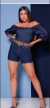 Short jeans c/ cinto Oppnus cacilda