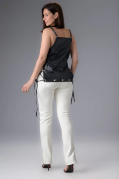 Blusa Polixena - Couros Brasil Outlet - Roupa feminina de couro legítimo