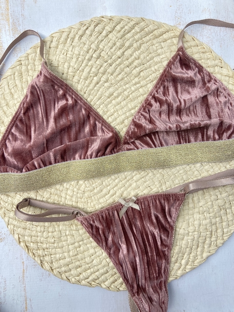 triangulo plush con elastico lurex