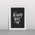 Quadro decorativo Never give up