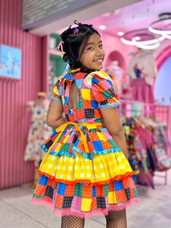 Vestido matuta amarelo