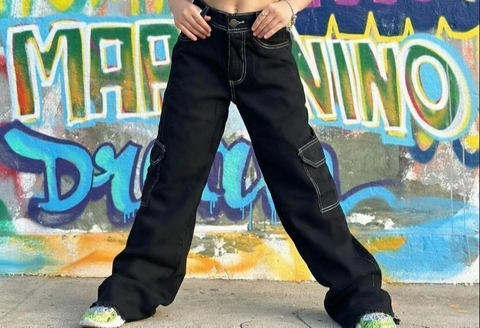 Calça Jeans Preta