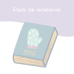 Pack de doce recetarios