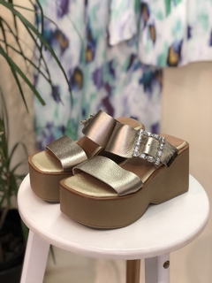SANDALIAS DINA PLATINO