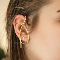 Mira - ear cuff / brinco solitário de encaixe - esquerdo - na internet