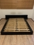 Cama casal estilo oriental 190x138 preta