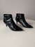 Bota Check Mate Arezzo Verniz Salto Baixo Fino tam. 35