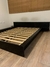 Cama casal estilo oriental 190x138 preta na internet