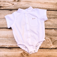 Body camisa gola padre - Amour Amour