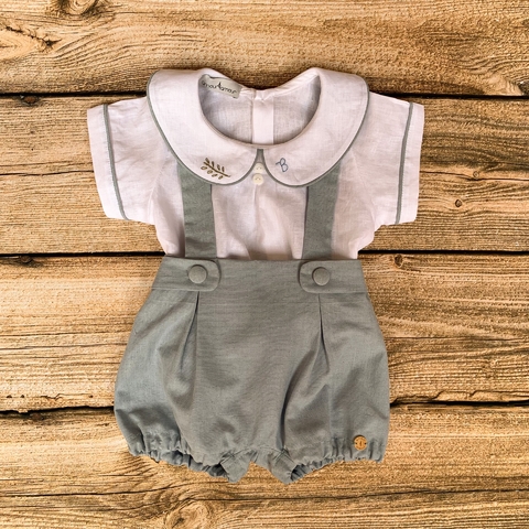 Conjunto George manga curta/short (COR A DEFINIR)