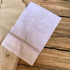 Toalha Batizado TRIGO + NOME - comprar online
