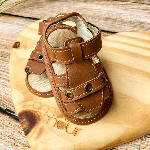 Sandália baby Marrom