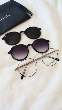 UNICITY CLIP ON ROUND NEGRO