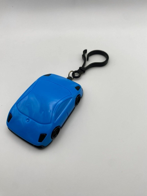 Mini calculadora carro azul