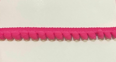 FITA POMPOM PINK - 1 METRO