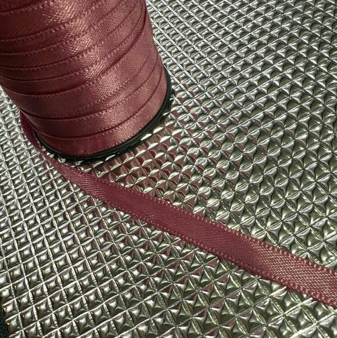 FITA CETIM ROSE - 7MM- METRO