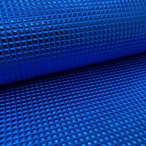 Corino Festa Quadriculado Azul Metalizado Ref 442