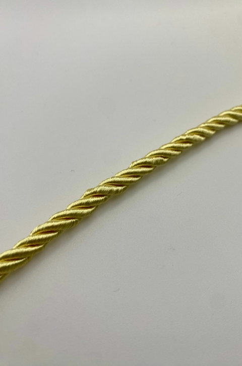 CORDÃO SÃO FRANCISCO AMARELO BEBÊ LARG. 5 MM - METRO