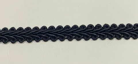 PASSAMANARIA REF. 95 PRETO - LARG. 9 MM - 1 METRO