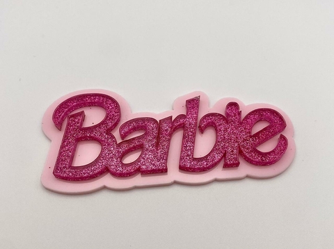Aplique Barbie Glitter