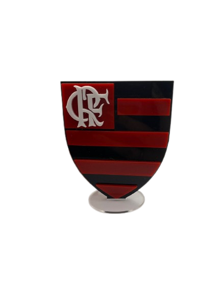 ACRÍLICO FLAMENGO COM BASE - UNIDADE