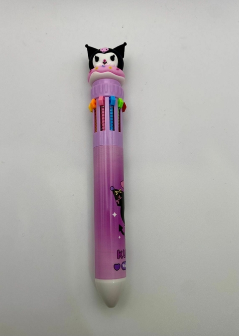 Caneta 10 cores - lilás