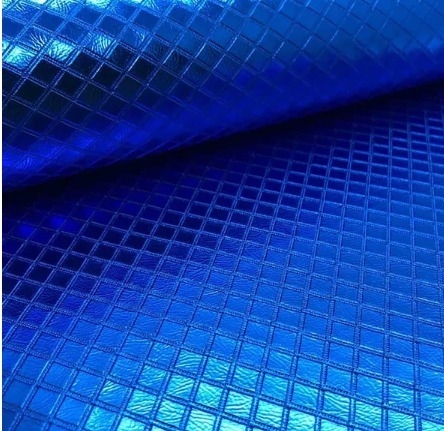 Corino Festa Matelassê Azul Metalizado Ref 506