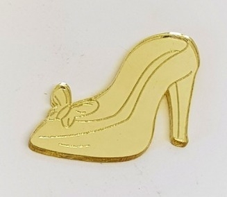 ACRÍLIC0 SAPATINHO CINDERELA - 5CM- UNIDADE