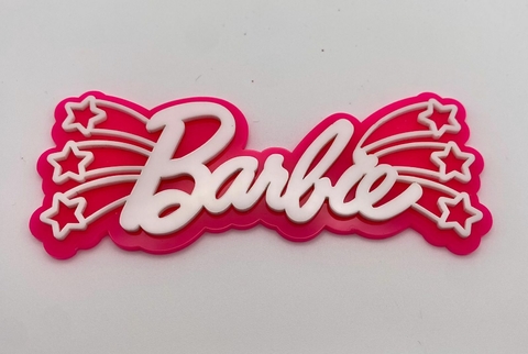 Placa Barbie Estrela