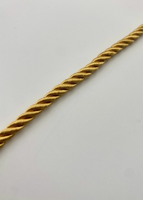 CORDÃO SÃO FRANCISCO MARROM CLARO LARG. 5 MM - METRO