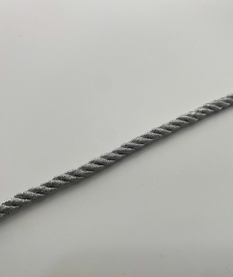 CORDÃO SÃO FRANCISCO PRATA LARG. 5 MM - METRO
