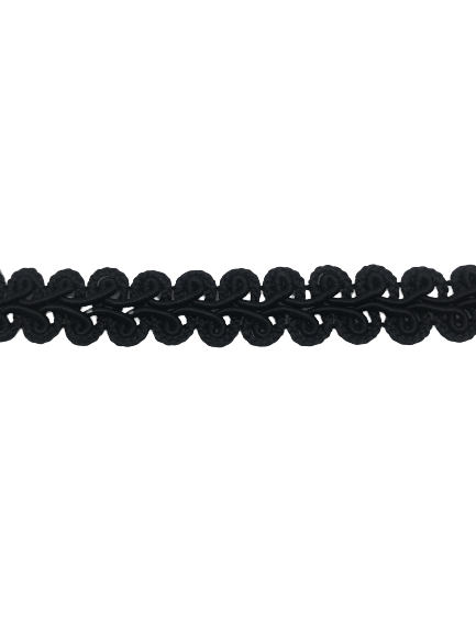 Passamanaria REF. 90 preto - LARG. 15 MM - 1 METRO - comprar online